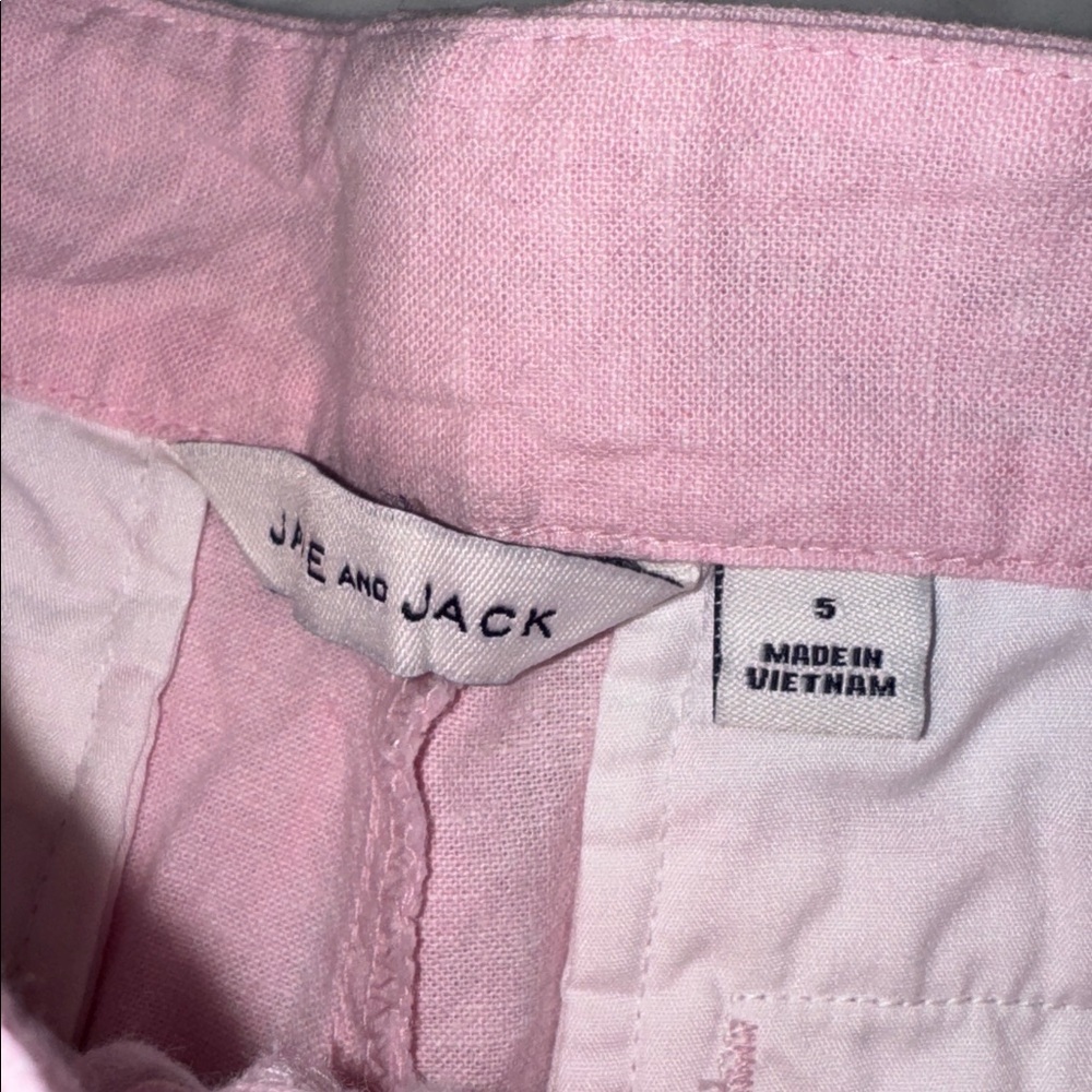 Janie & Jack Pink Linen Shorts 5Y - Picture 3 of 3